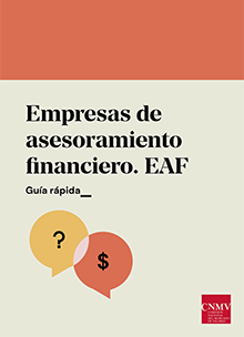 Las empresas de asesoramiento financiero (EAF)
