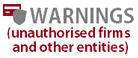 Public warnings
