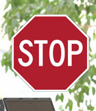 Imagen de una señal de Stop.