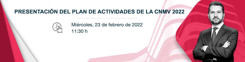 Joan atalera presentación del Plan de Actividades de la CNMV 2022